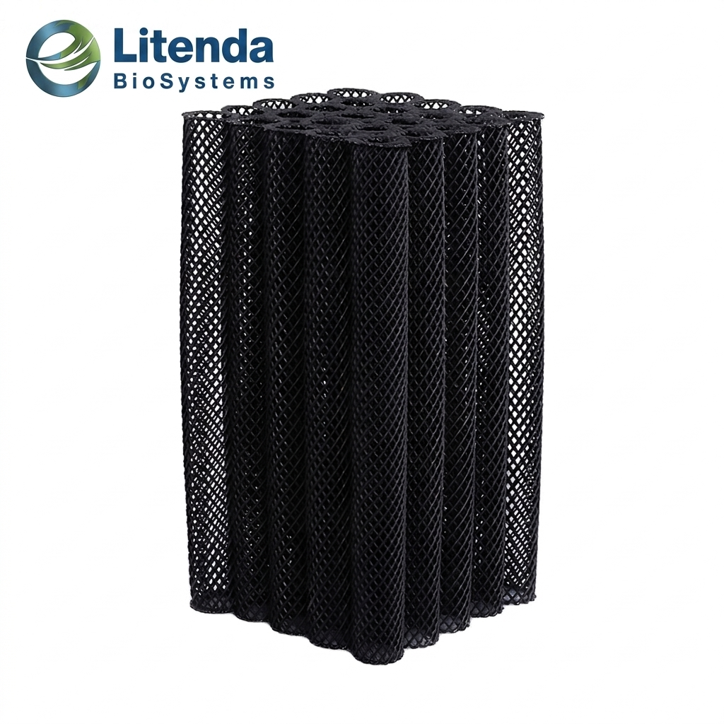 Bio Block Type C - structured hexagonal channel
